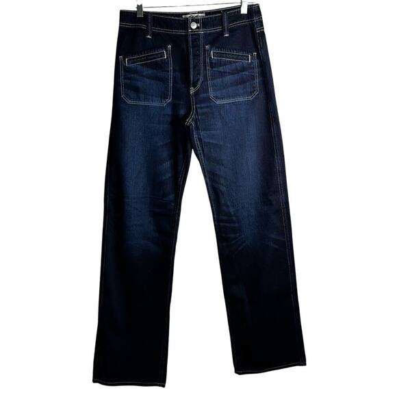We The Free by Free People Retro Jeans Size 26 High Rise Button Fly - Picture 1 of 7
